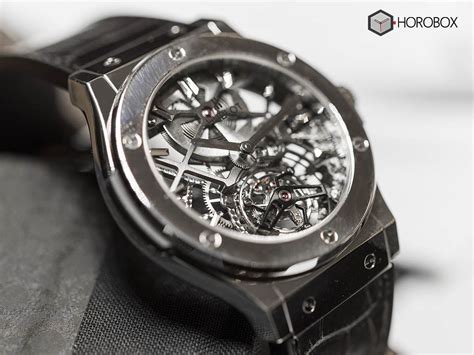 hublot tourbillon skeleton|hublot tourbillon 45mm.